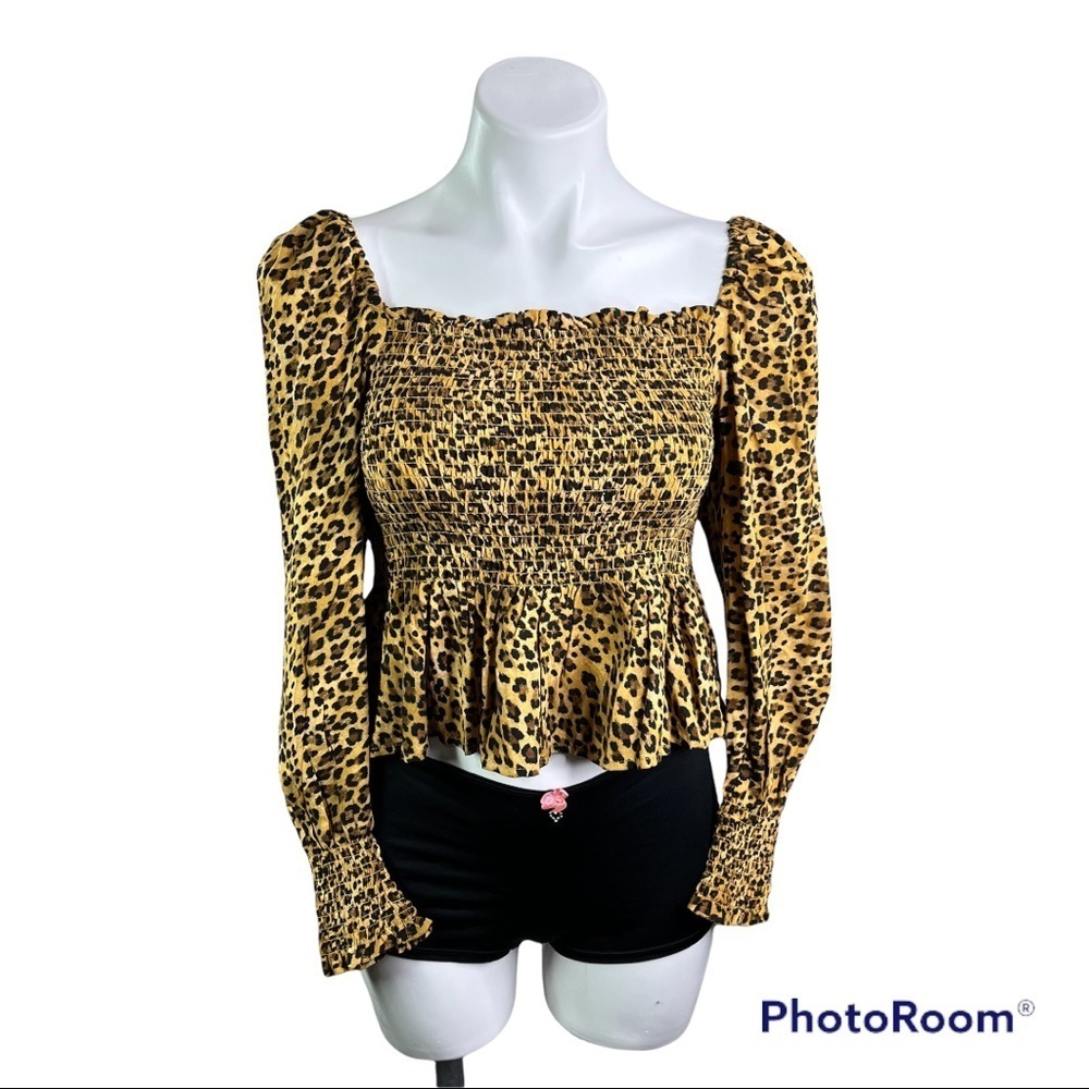 NWT size XL Francesca’s Top animal print - Picture 7 of 10